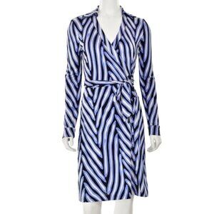 Diane Von Furstenberg Silk Wrap Dress 6